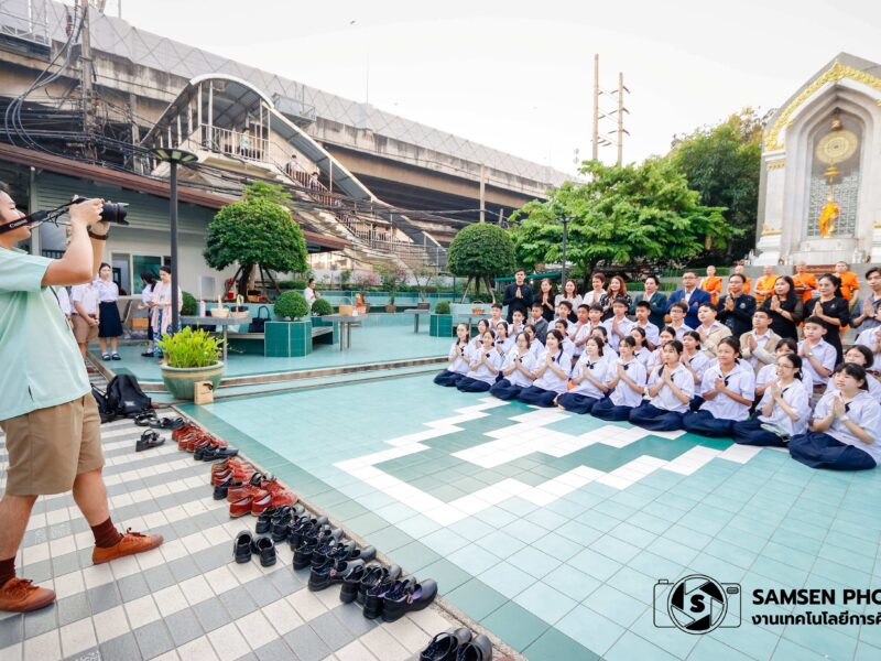 กิจกรรมทำบุญตักบาตรในโครงการแผ่นดินธรรมแผ่นดินทอง วันพุธที่ 11 ธันวาคม 2569